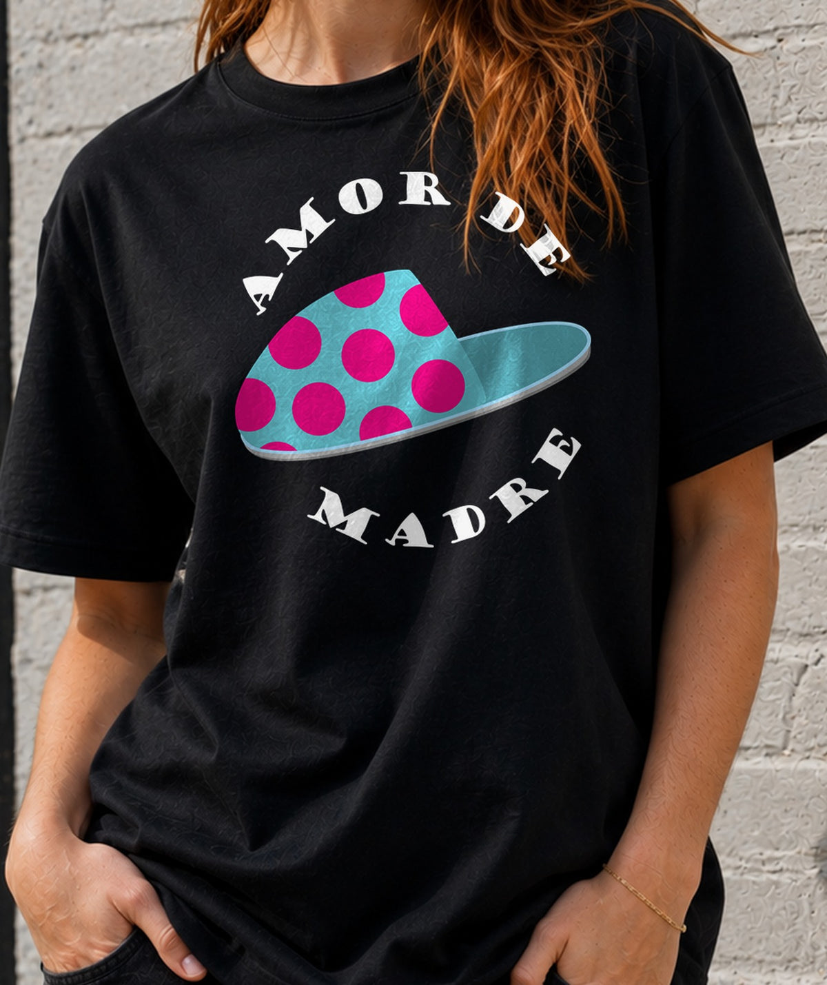 Camiseta mujer Amor de Madre (negra)