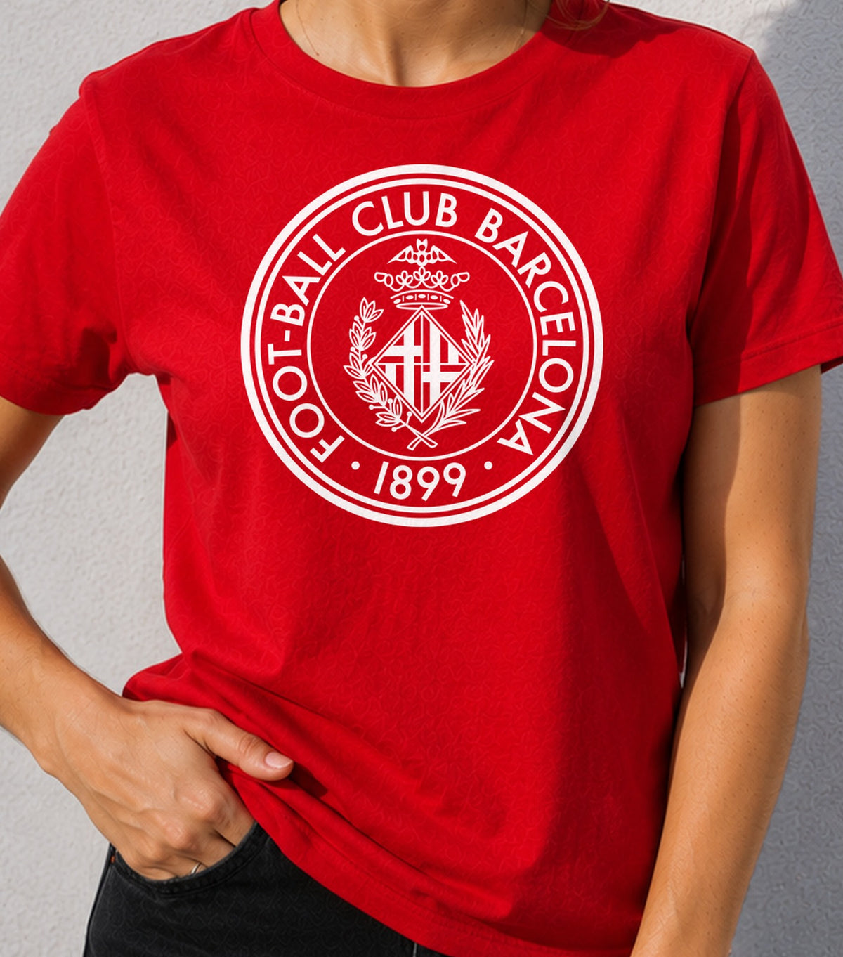 Camiseta mujer Fc Barcelona 1899 (roja)