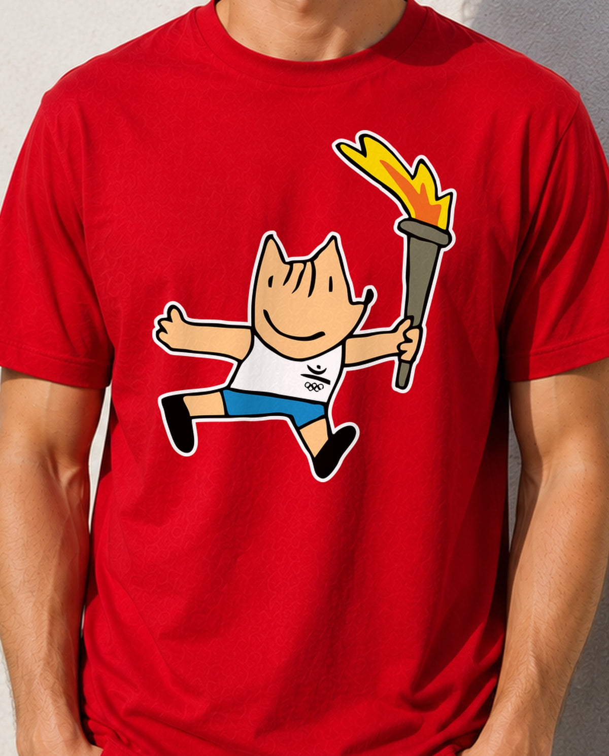 Camiseta Barcelona 92 – Cobi Olímpico (roja)