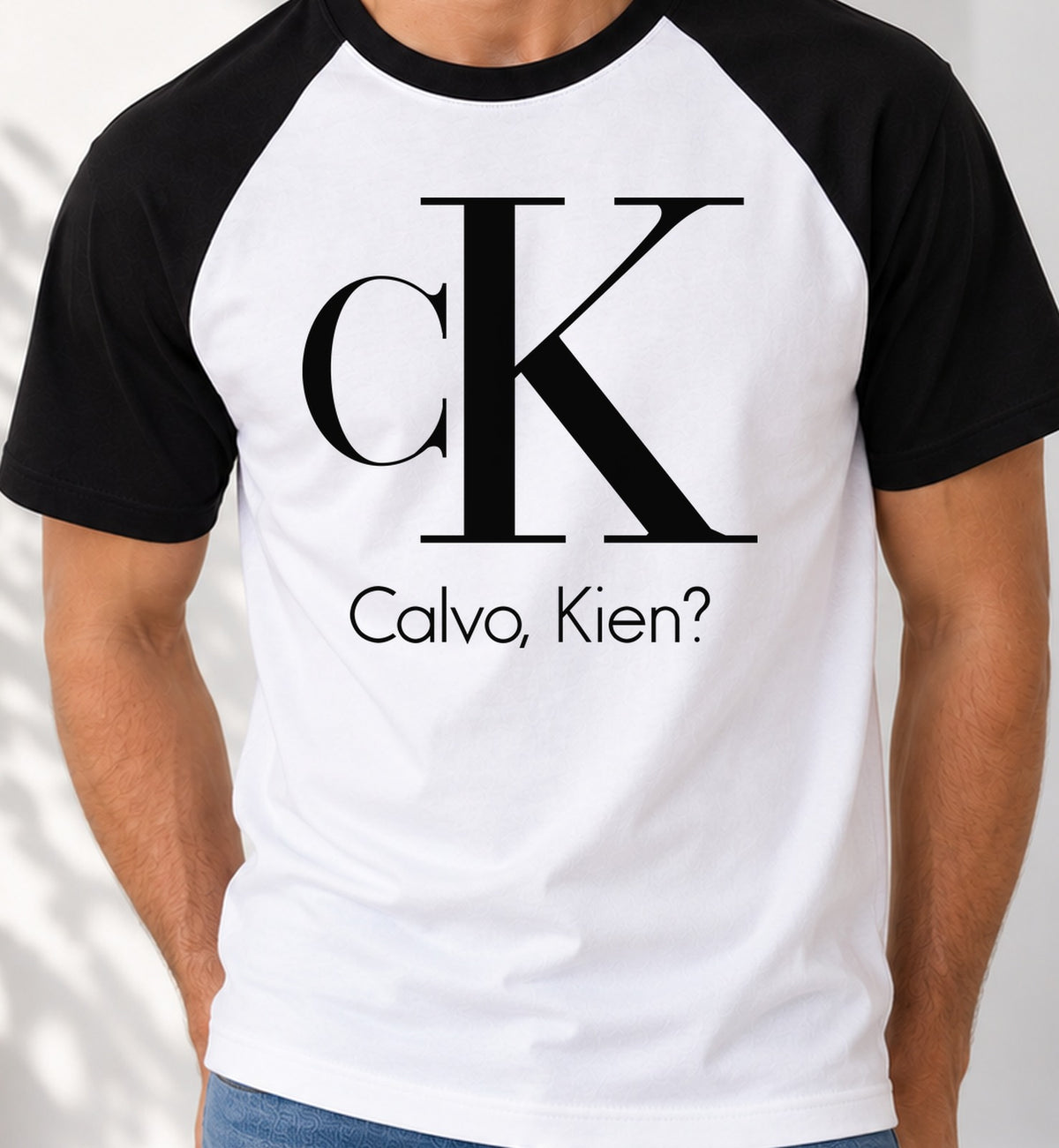 Camiseta baseball CALVO KIEN (blanca)