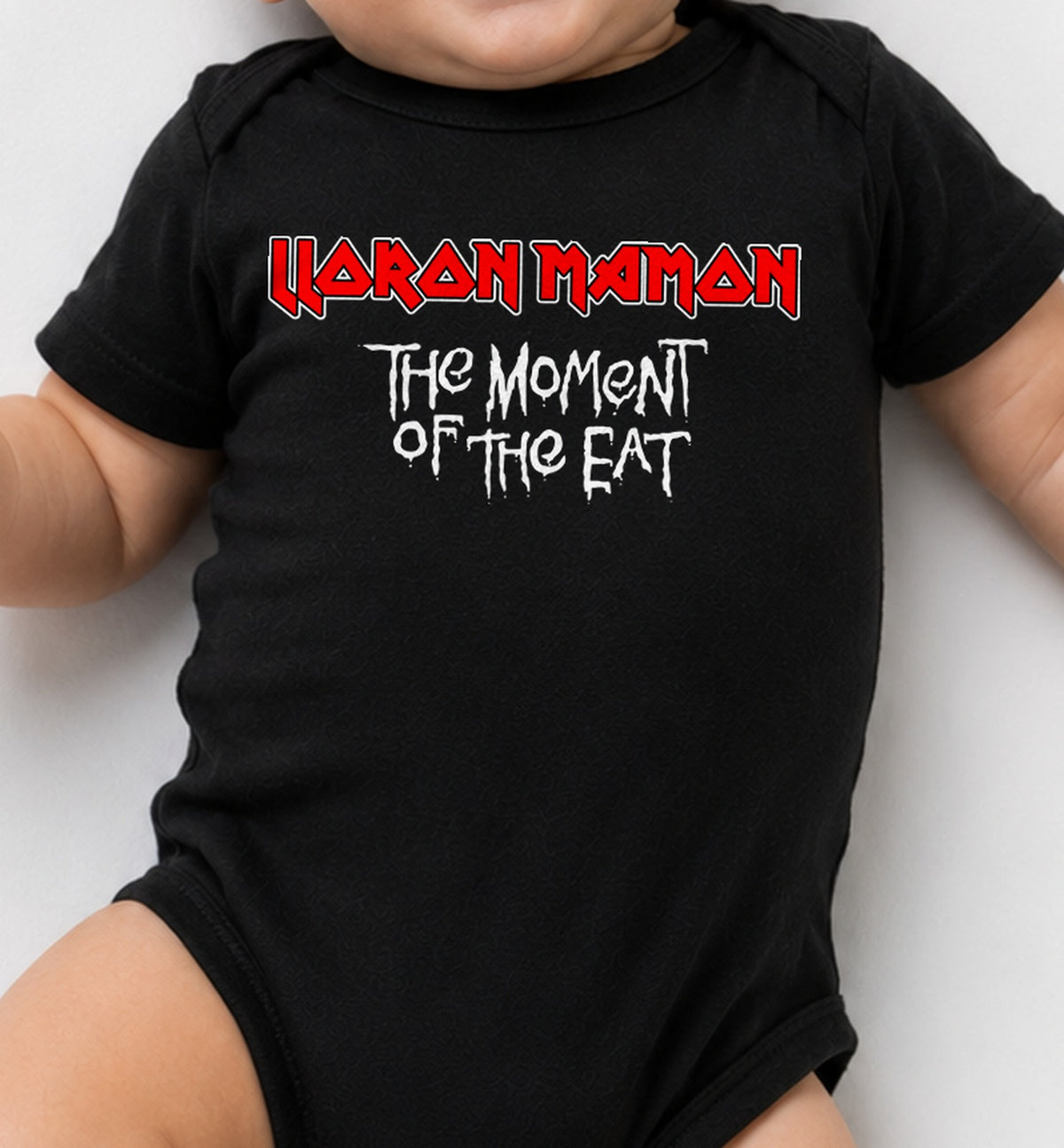Body Camiseta LLORON MAMON v2 oscuro (negra)