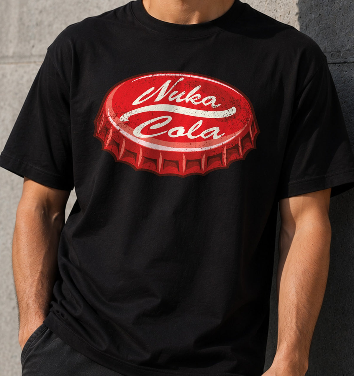 Camiseta Nuka-Cola – Fallout (negra)