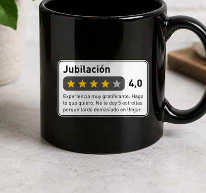 Taza Reseña Jubilacion (negra)