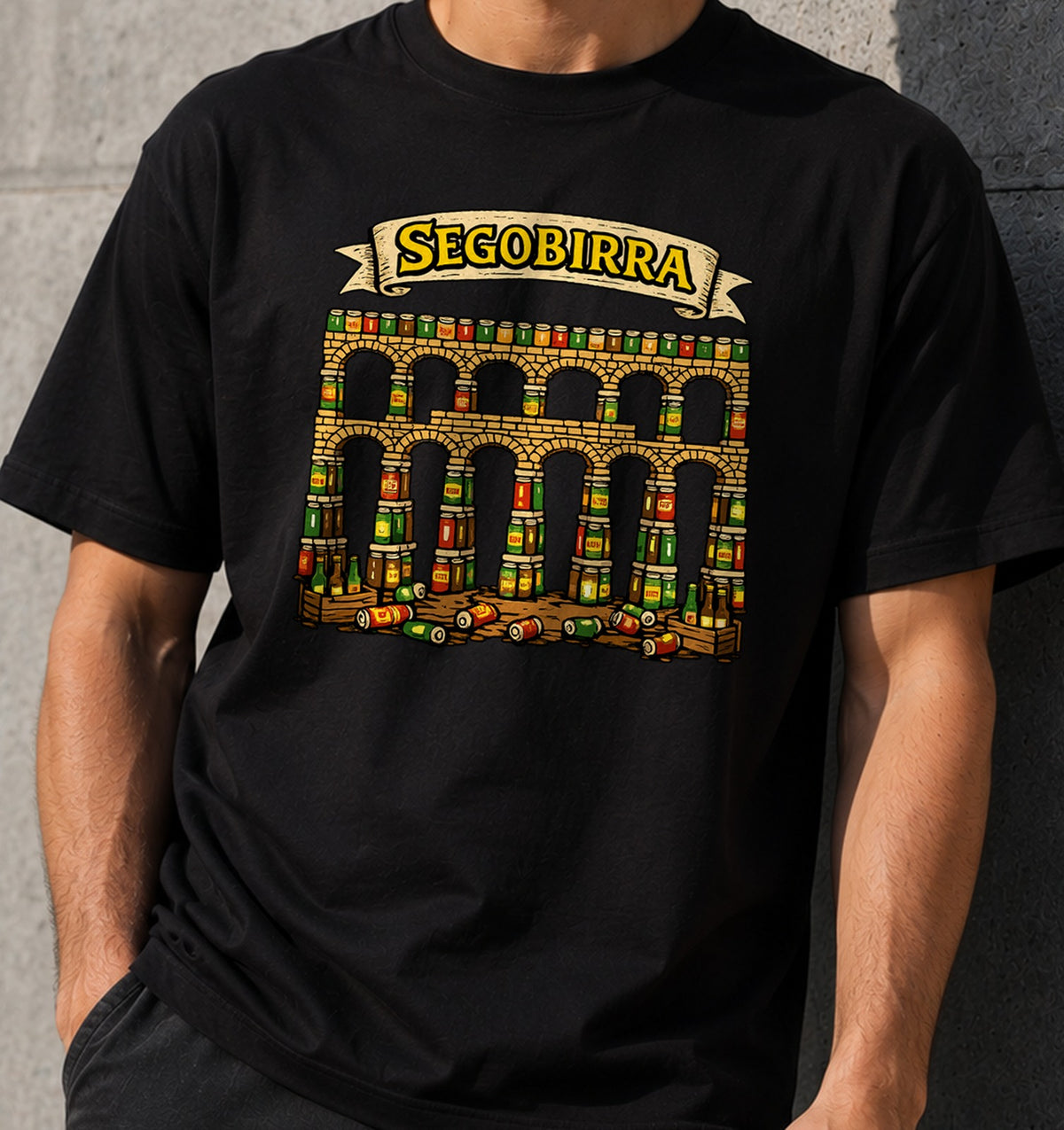 Camiseta Segobirra – Regalo para amantes de la cerveza (negra)