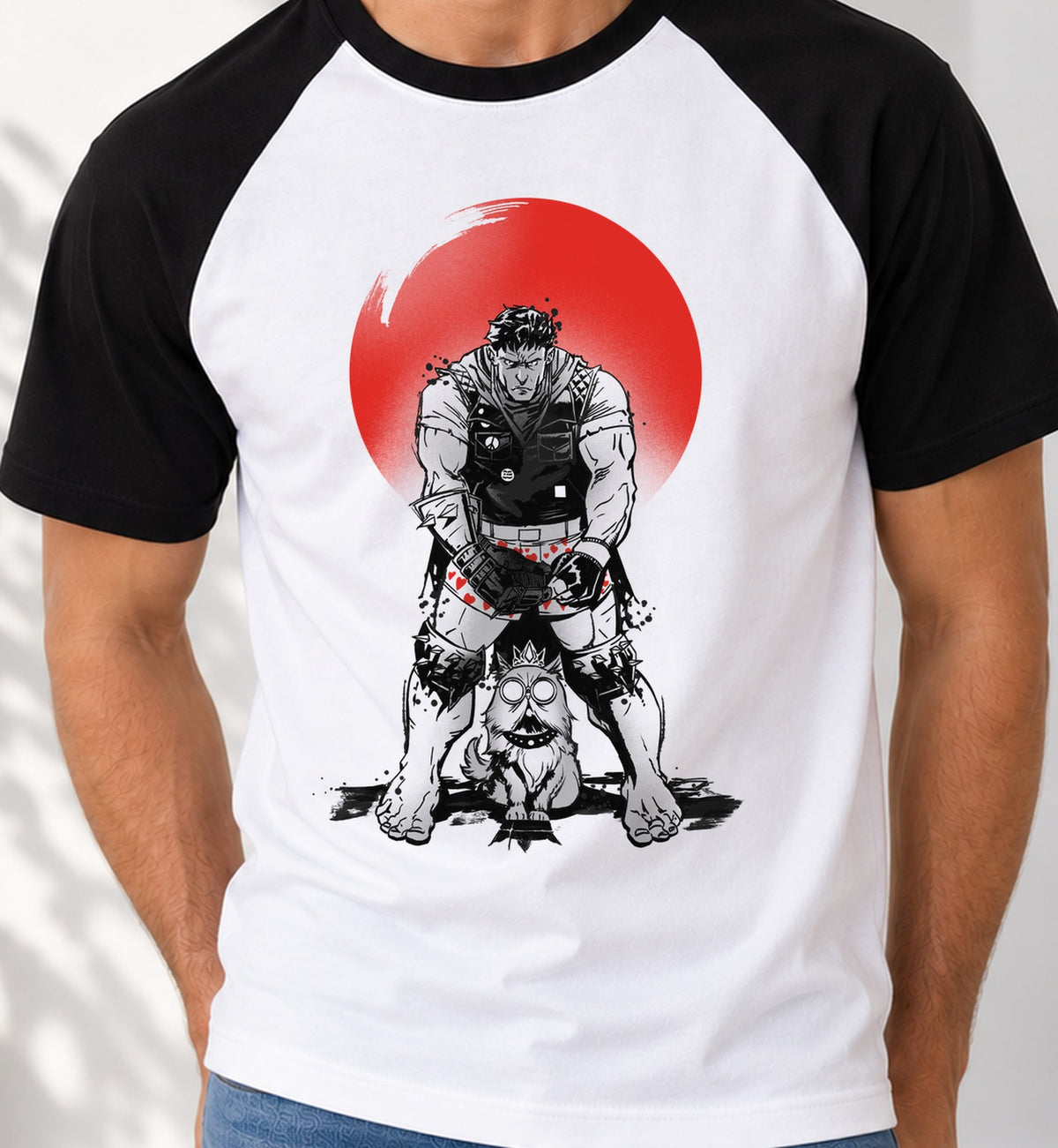 Camiseta baseball You will not break me (blanca)