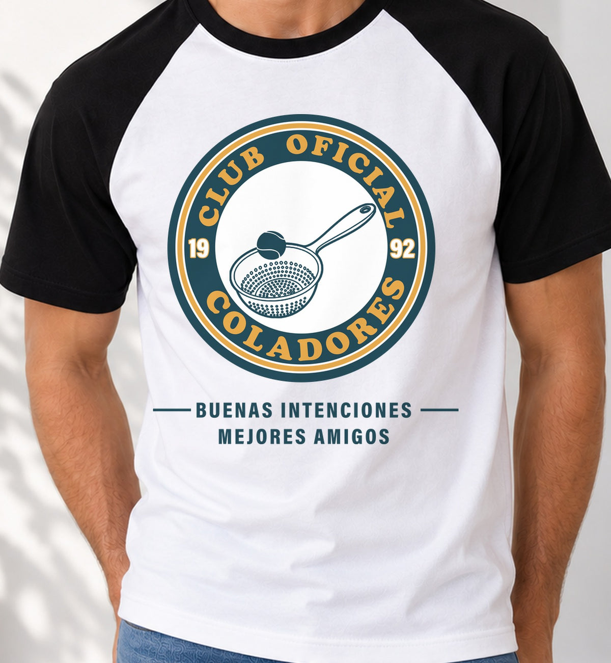 Camiseta baseball Club Oficial Coladores (blanca)