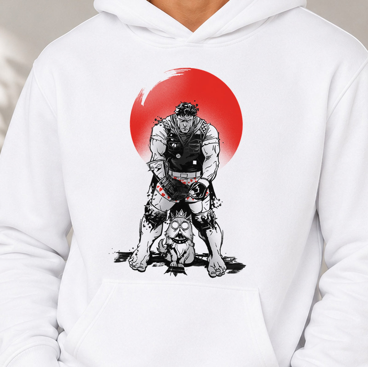 Sudadera You will not break me (blanca)