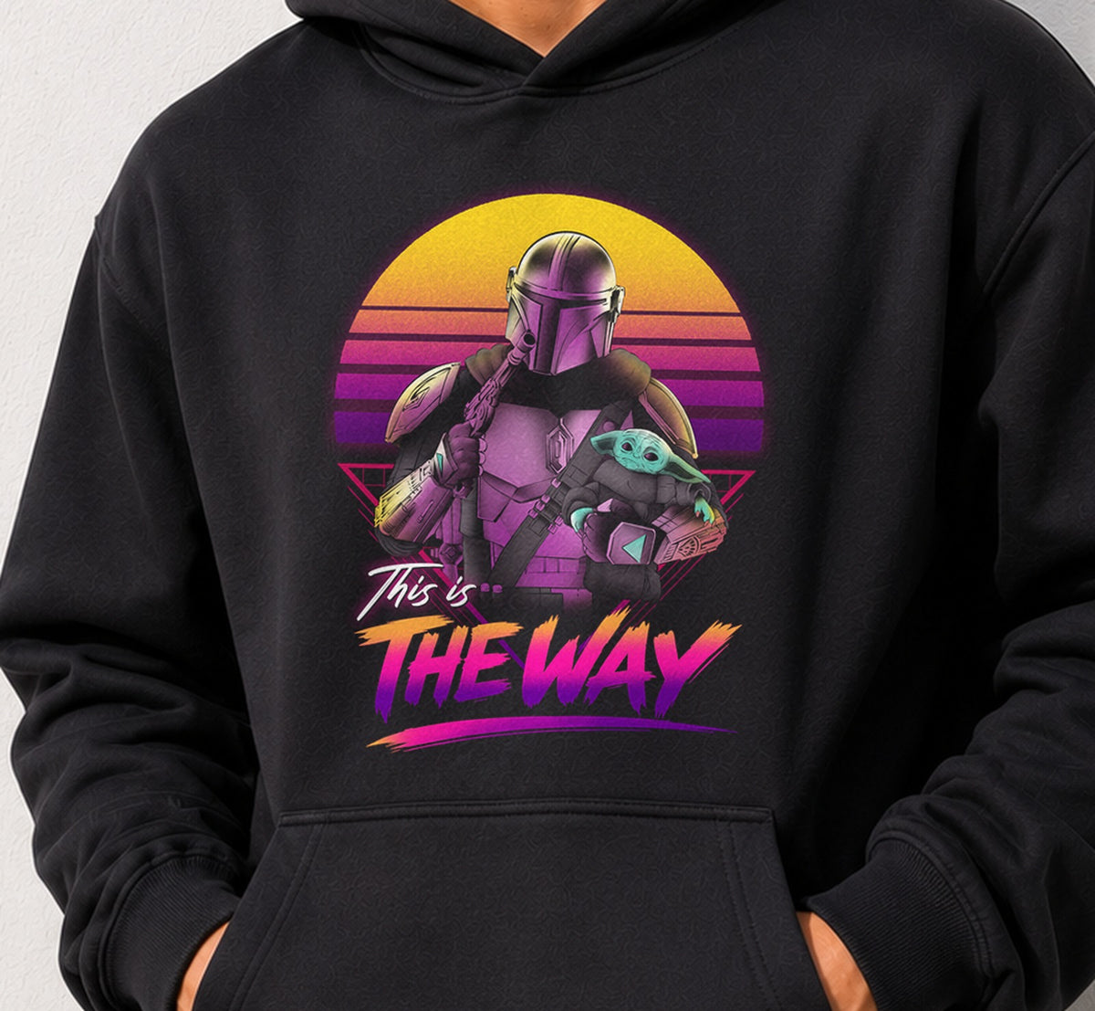 Sudadera Bounty Hunter in Retro (negra)
