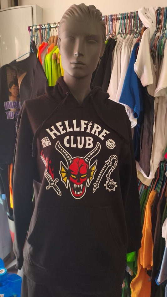 Sudadera Hellfire Club (Stranger Things) - El Cajón Friki