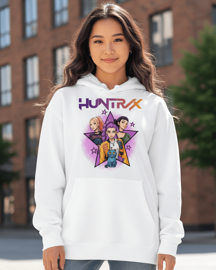 Sudadera Huntrix – Las Guerreras K - POP (K - POP Demon Hunters) - El Cajón Friki