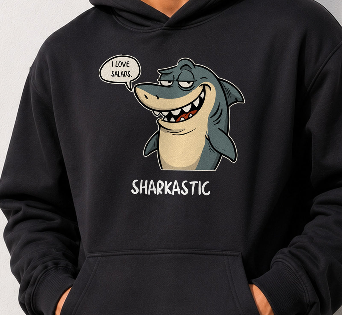Sudadera Sharkastic Dark (negra)