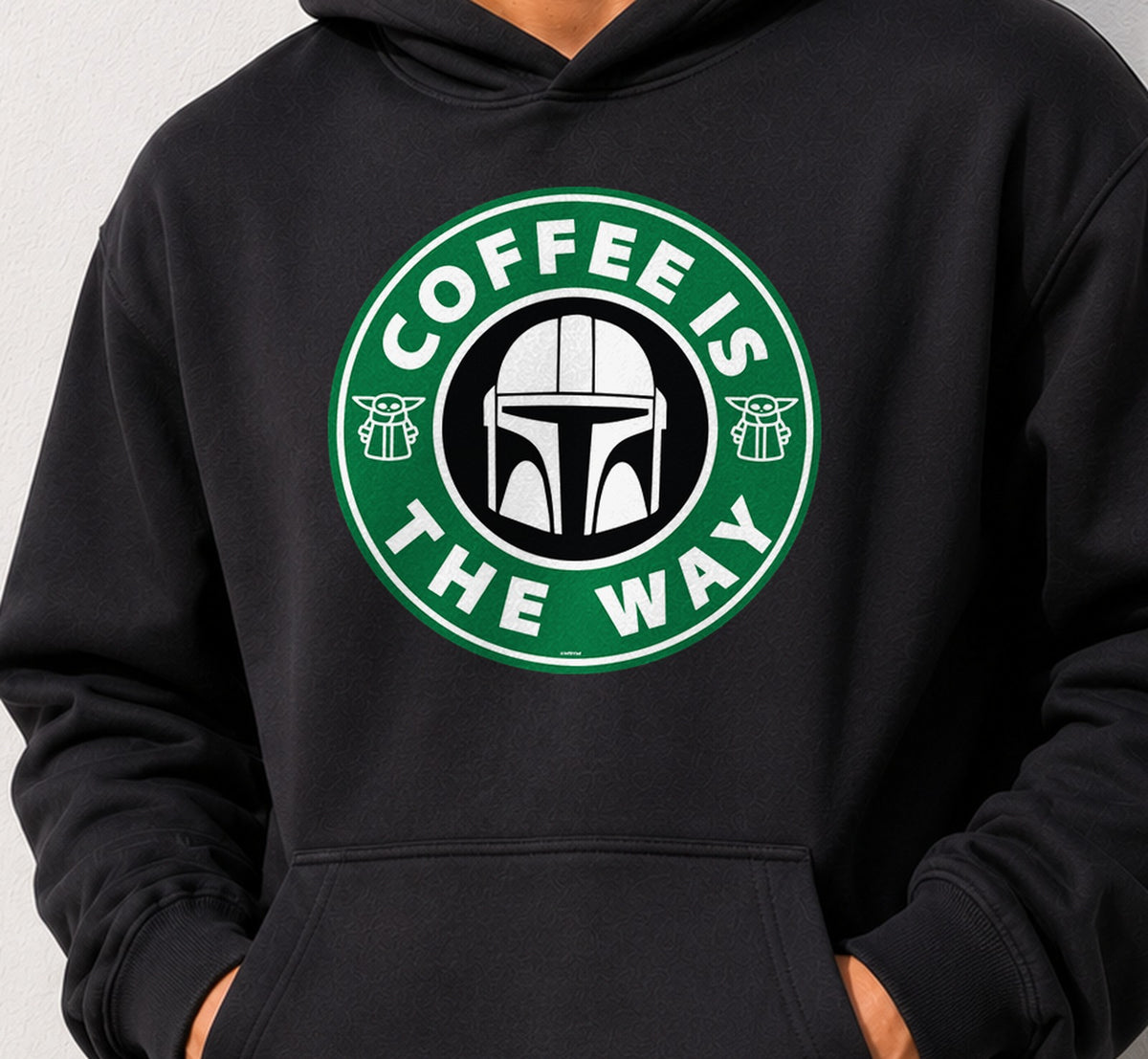 Sudadera Coffee Is The Way (negra)