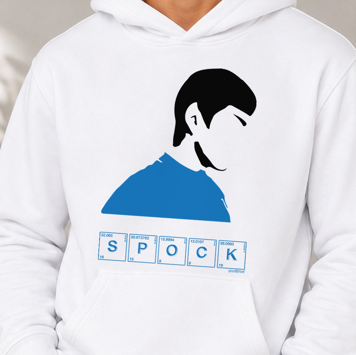 Sudadera Spock (blanca)