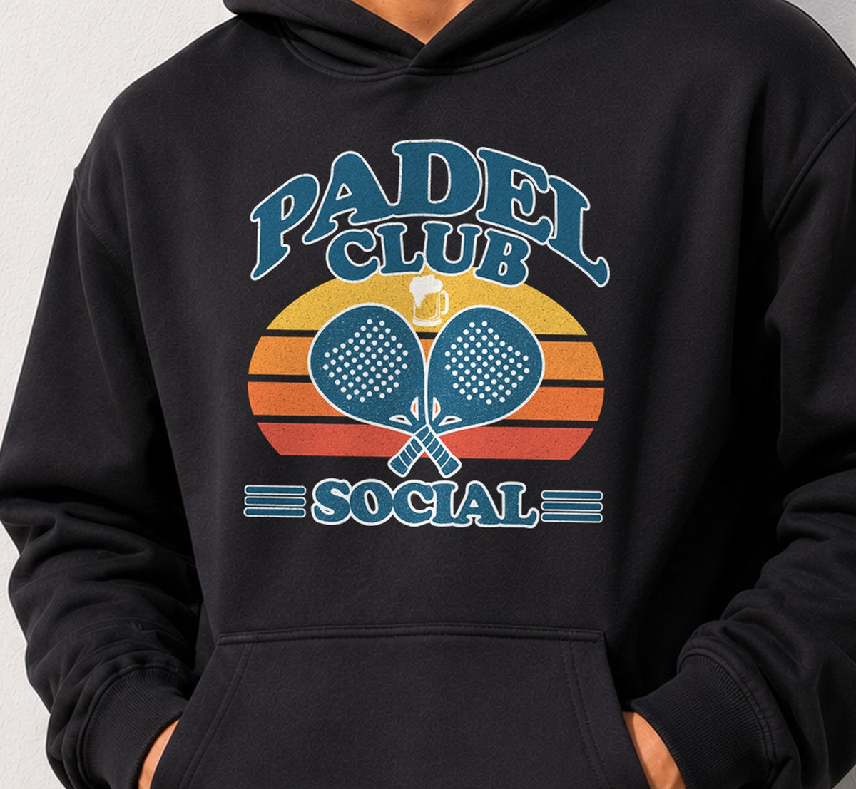 Sudadera Padel Club Social (negra)