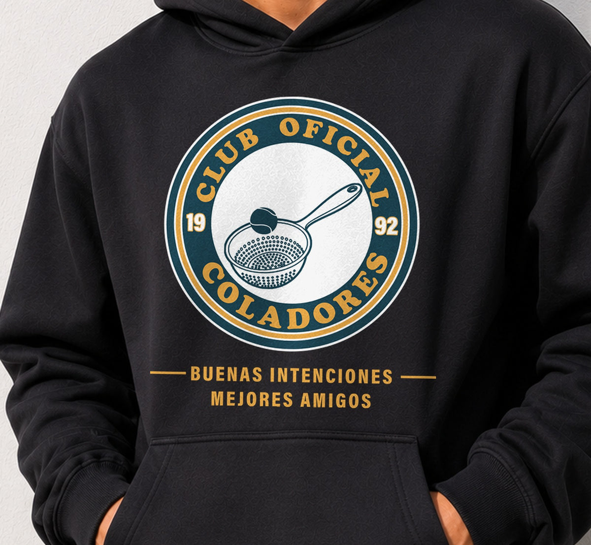 Sudadera Club Oficial Coladores (negra)