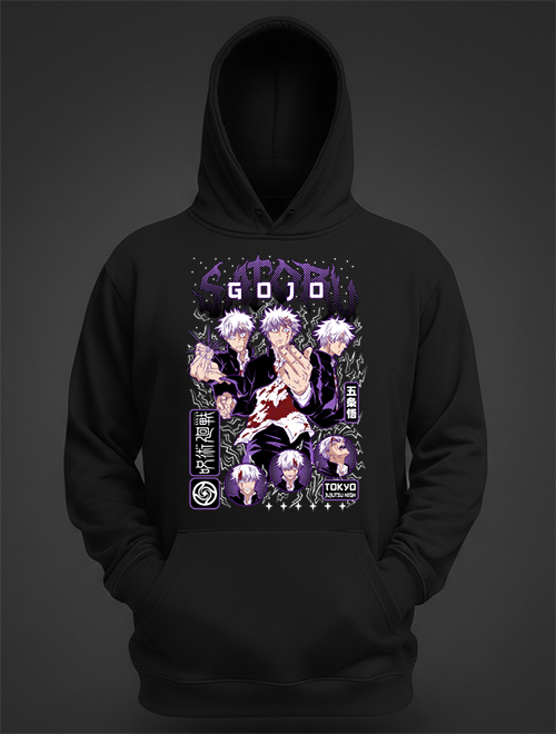 Sudadera Jujutsu Kaisen: Gojo Satoru "The Honored One" - El Cajón Friki