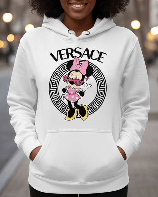 Sudadera Minnie Versace – Parodia Fashion Friki - El Cajón Friki