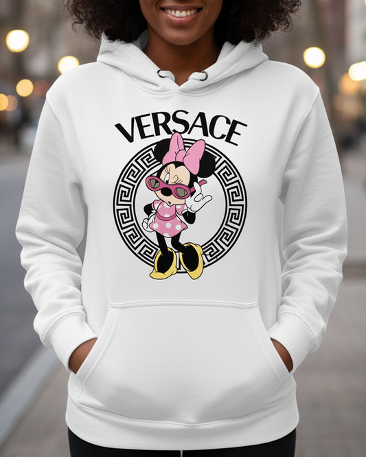 Sudadera Minnie Versace – Parodia Fashion Friki