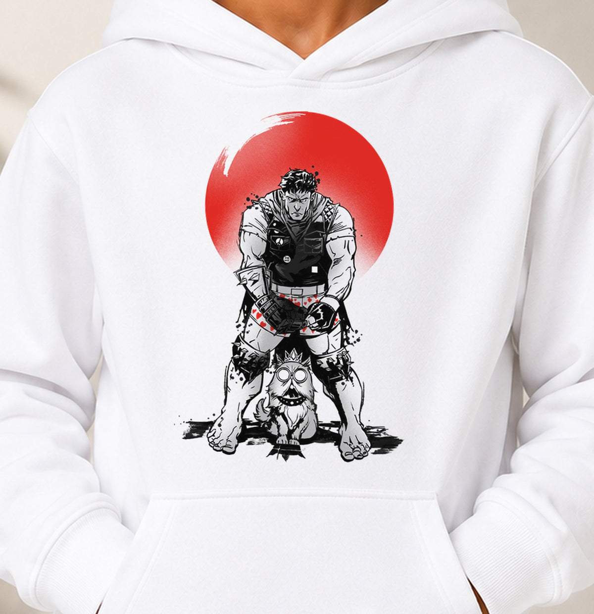 Sudadera niño You will not break me (blanca)