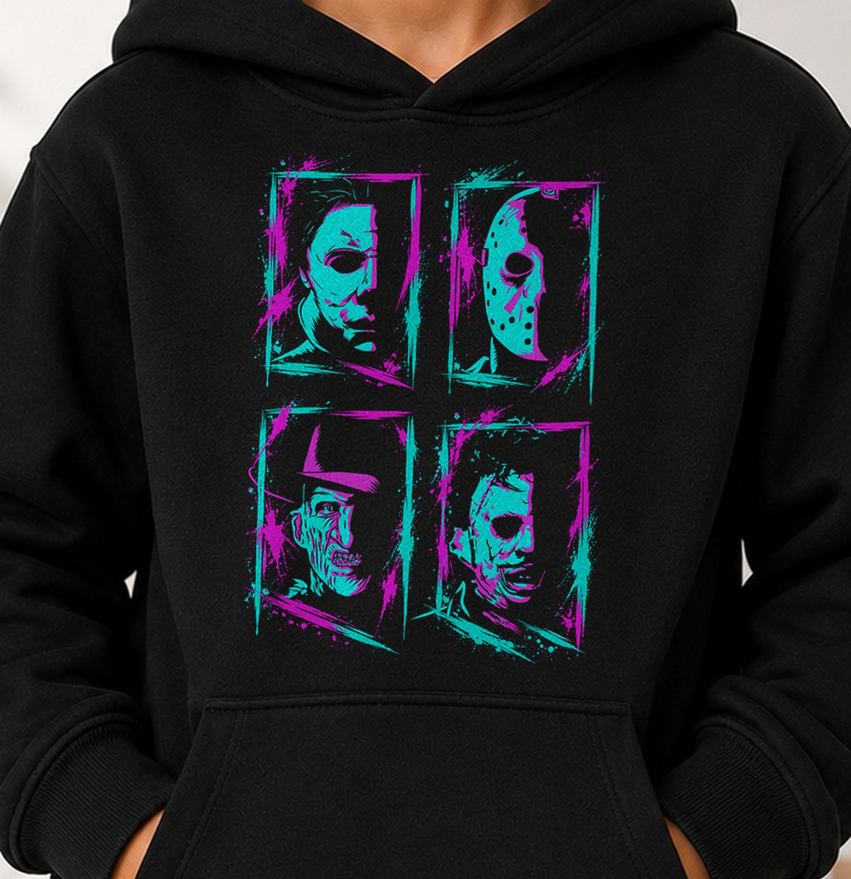 Sudadera niño Neon Maniacs (negra)