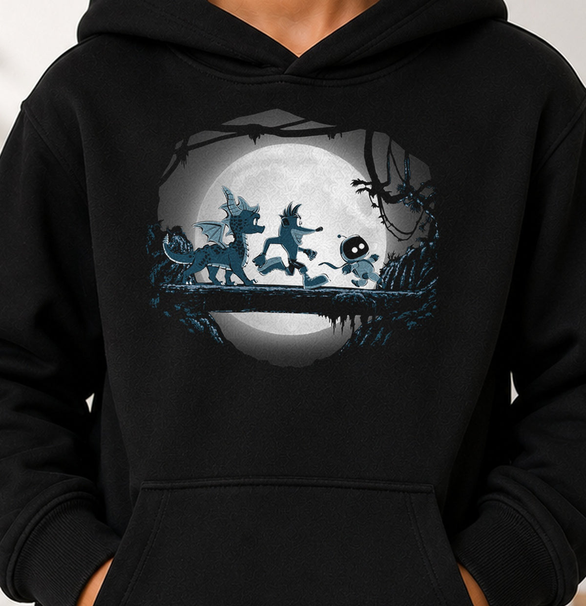 Sudadera niño PS Icons (negra)