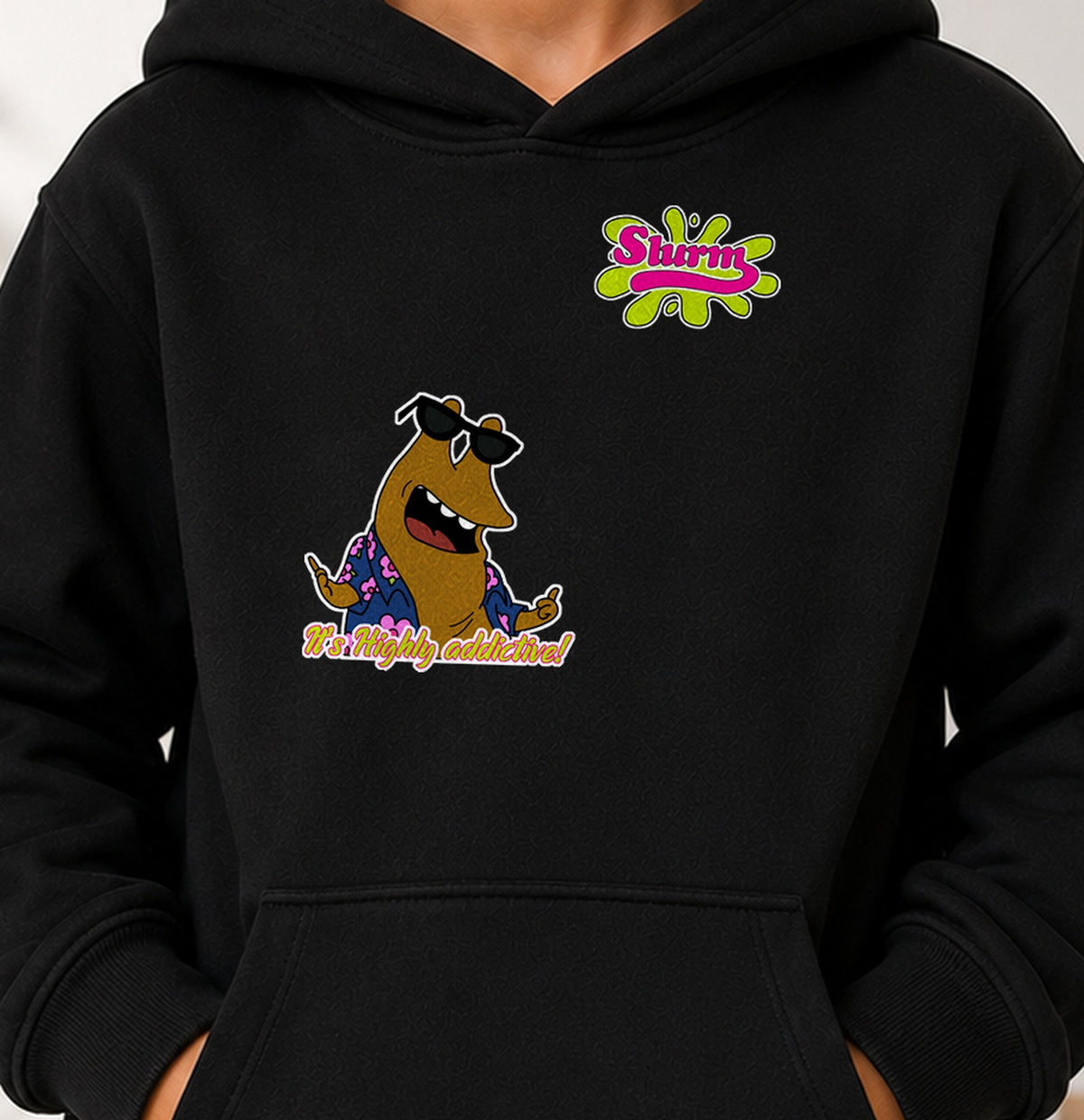 Sudadera niño Slurm (negra)