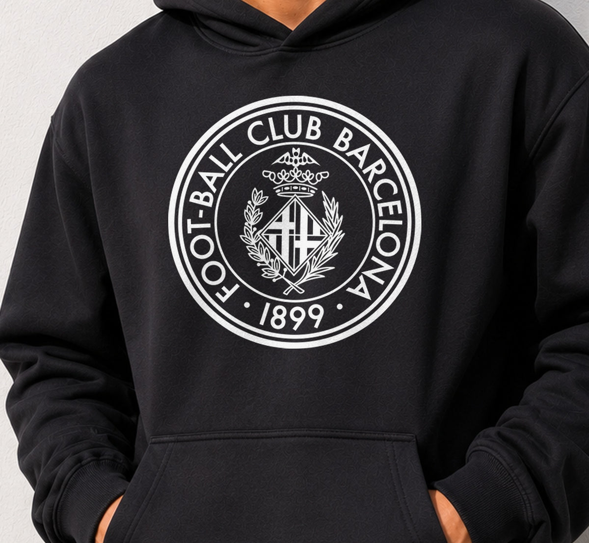 Sudadera Fc Barcelona 1899 (negra)