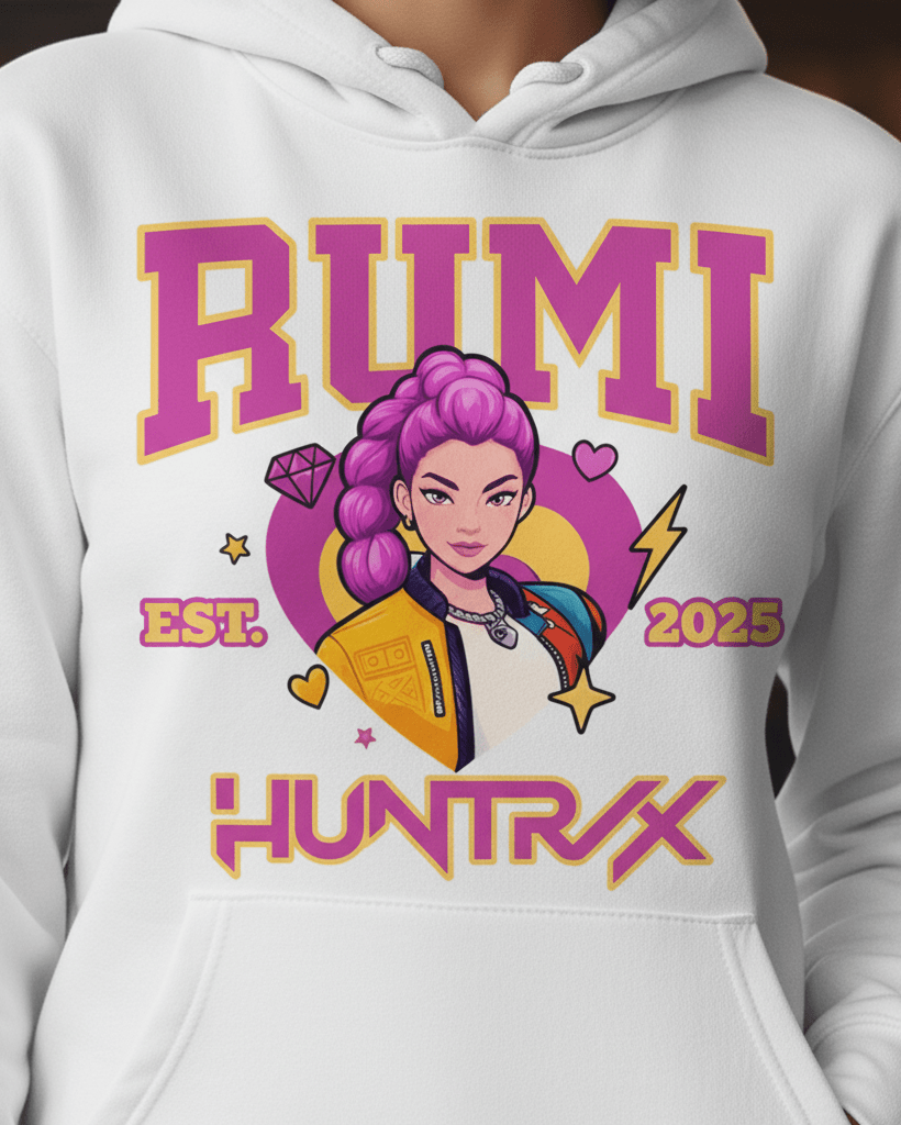 Sudadera Rumi Huntrix – Las Guerreras K - POP (K - POP Demon Hunters) - El Cajón Friki