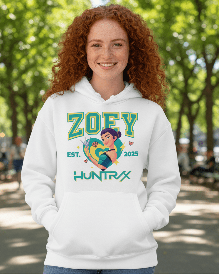 Sudadera Zoey Huntrix – Las Guerreras K - POP (K - POP Demon Hunters) - El Cajón Friki