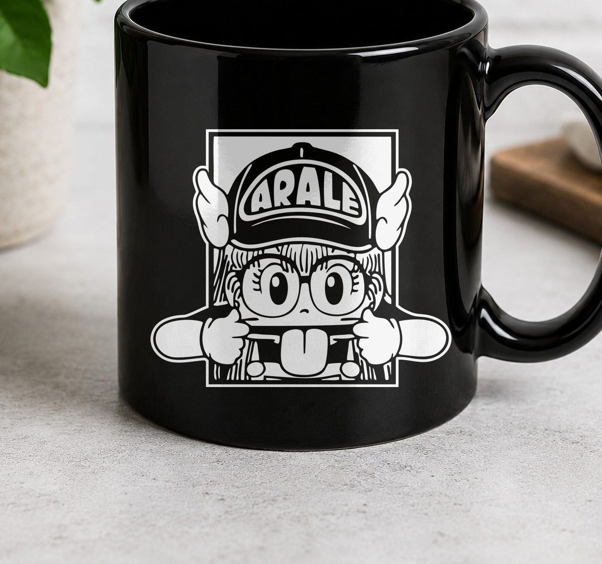 Taza Arale – Dr. Slump (negra)