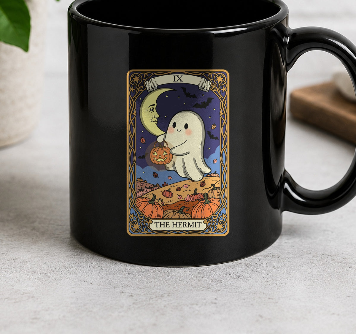 Taza The Hermit (negra)