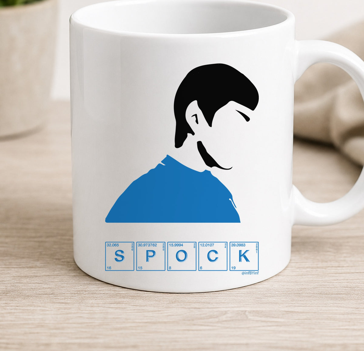 Taza Spock (blanca)