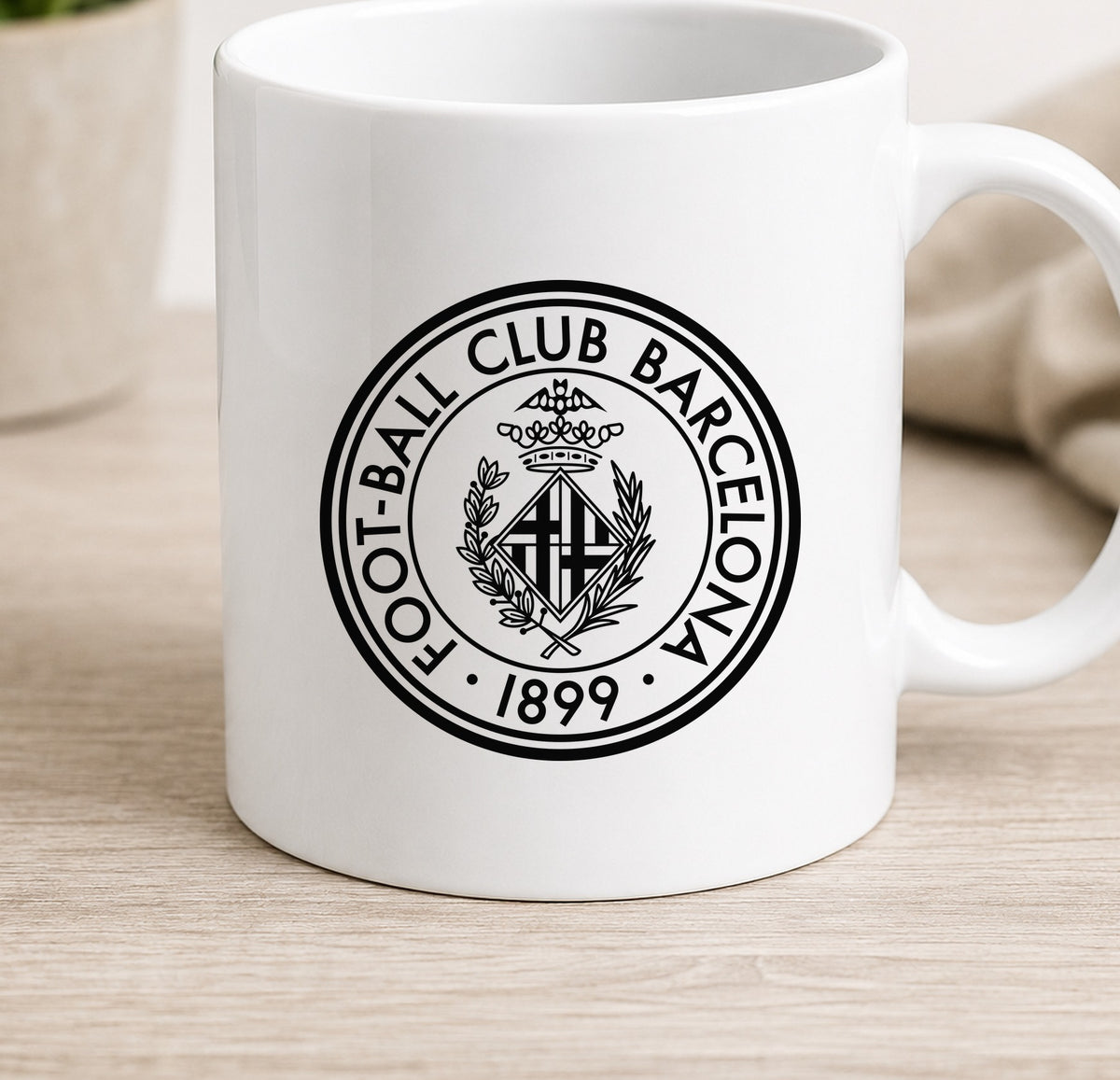 Taza Fc Barcelona 1899 (blanca)