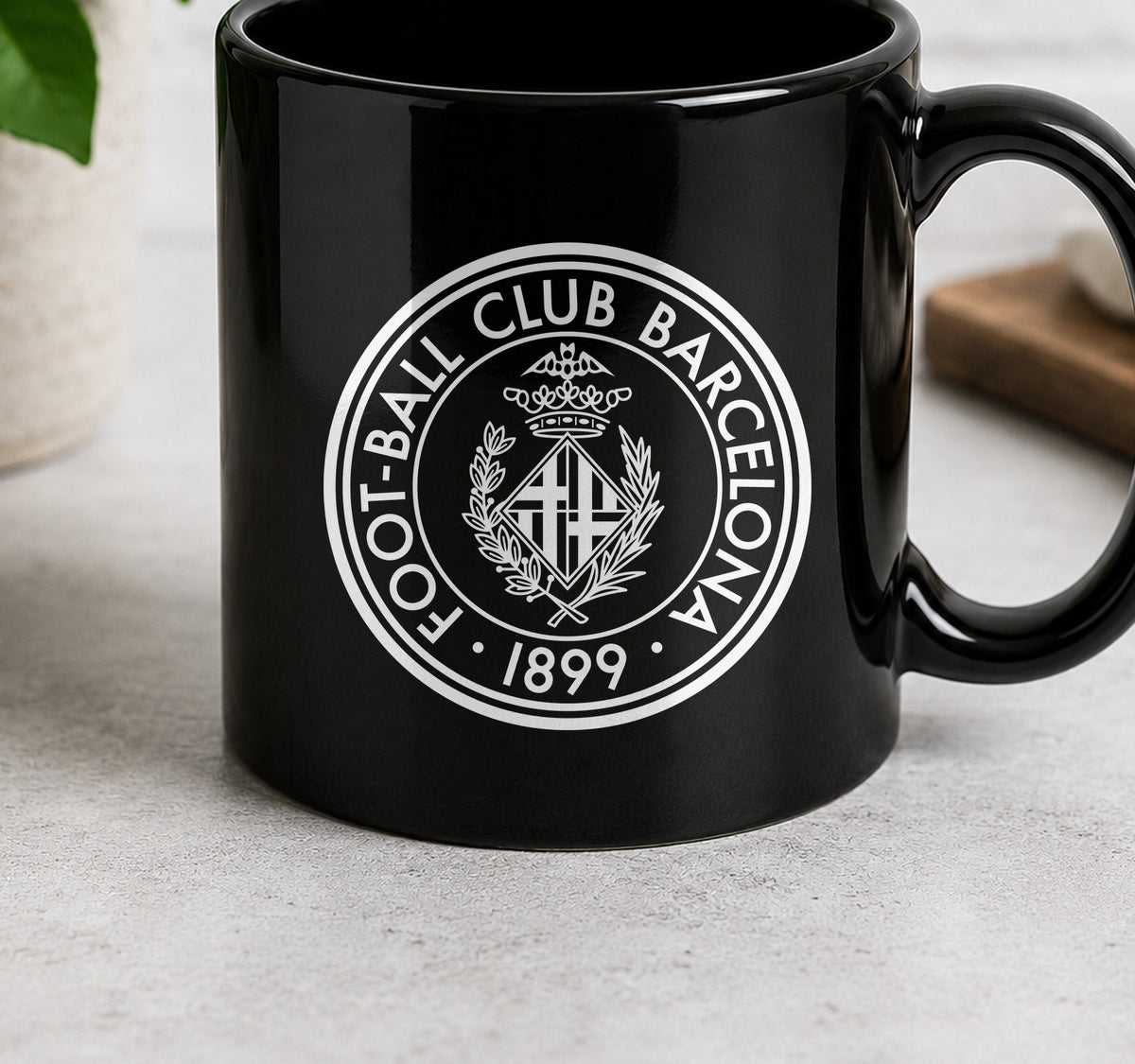 Taza Fc Barcelona 1899 (negra)