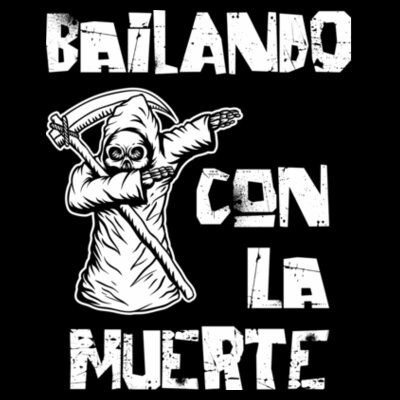 Camiseta Bailando con la muerte - Paranoia Records Design