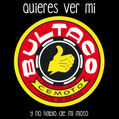 Camiseta Bultaco - Paranoia Records Design