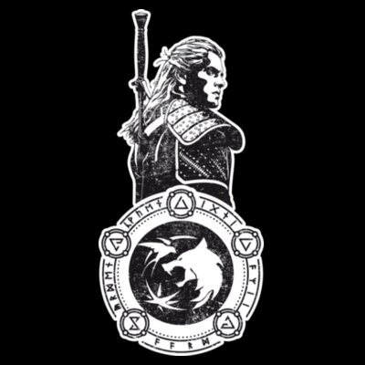 Camiseta GERALT DE RIVIA - Paranoia Records Design