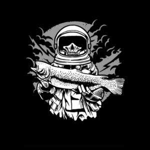Camiseta Astronaut Fishing - ECF Design