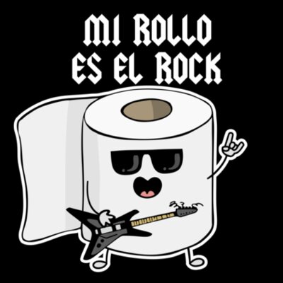 Camiseta Mi rollo es el rock - Paranoia Records Design