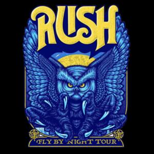 Camiseta Rush Fly By Night Tour Design
