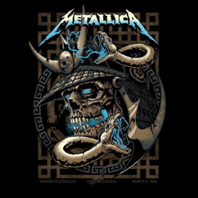 Camiseta Metallica Concierto 2018 - ECF Design
