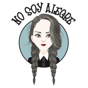 Camiseta Miercoles - No Soy Alegre - Paranoia Records Design