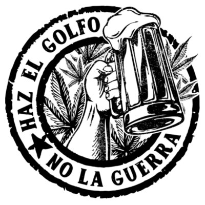 Camiseta Haz El golfo No La Guerra - Paranoia Records Design