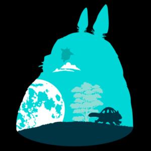 Camiseta Silhouette - Totoro - DDJVIGO Design