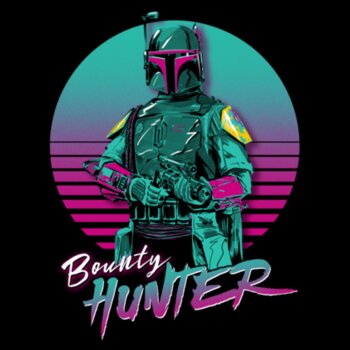 Camiseta Retro Bounty Hunter - DDJVIGO Design