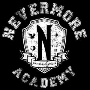 Camiseta Nevermore Academy - Miercoles - Paranoia Records Design