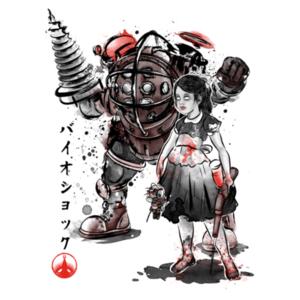Camiseta Big Daddy and Little Sister por DrMonekers Design