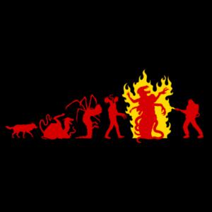 Camiseta The Thing Evolution - Demonigote Design
