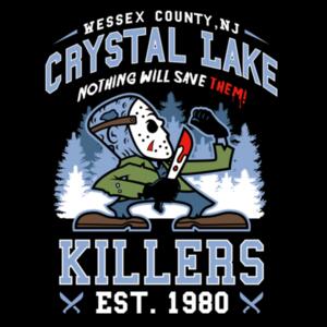 Camiseta Crystal Lake Killers - Demonigote Design