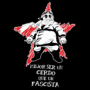 Camiseta MEJOR SER UN CERDO - Paranoia Records Design